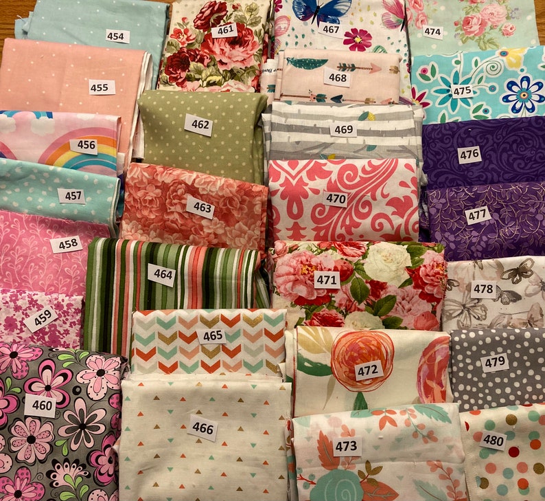 Burp Cloths for Girls-Set of 3