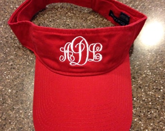 Personalized Visor, monogrammed visor, personalized visor