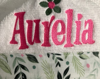 Personalized Hooded Towel, hooded towel for baby, monogrammed hooded towel for toddler