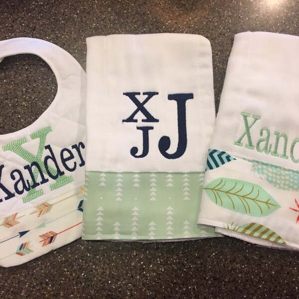 Custom Burp Cloth Make Your Own Burp Cloth