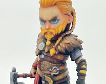 Eivor Male Miniature Figure 2.5" Assassin's Creed Rebellion Collectible Figurine