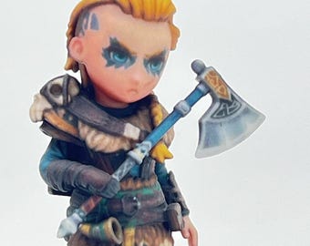 Chibi Eivor 2″ Figure from Assassin’s Creed Rebellion Statue of Eivor