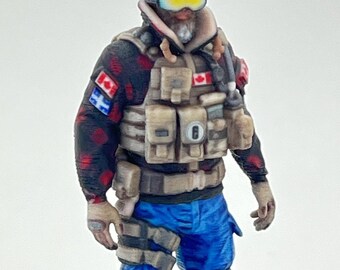 Ubisoft 3D printed collectibles Rainbow Six Siege Buck 2.5" - M47