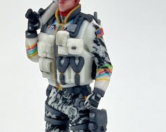 Ubisoft 3D printed collectibles Rainbow Six Siege Pulse S.I.22.BH 2.5" - M33
