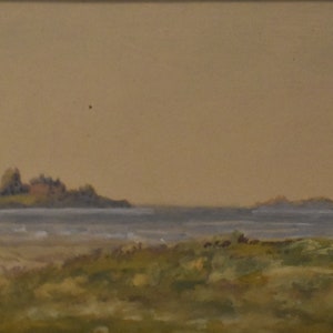 vintage arcadia   park art     watercolors  coast Maine artist    Horace Robbins Burdick