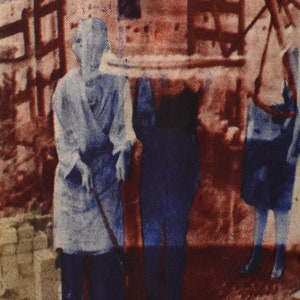 vintage   abstract color  photograph     limited ed. artist signed Susan parker titled time lapse