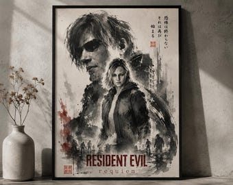 バイオハザード9 レクイエム - ビデオゲームポスター - RE9 - Etsy 日本