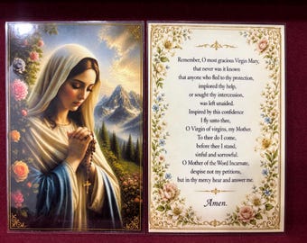 Die Memorare Gebetskarte