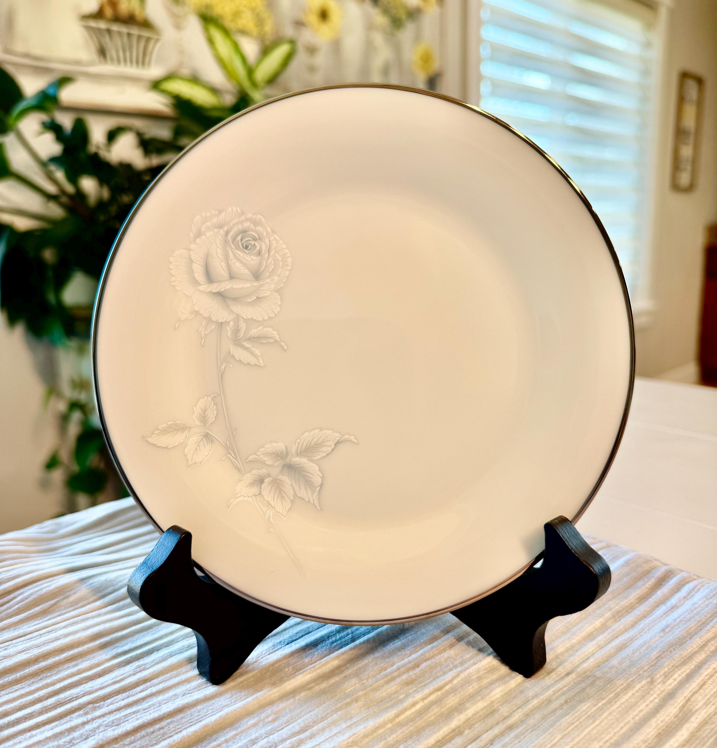 ノリタケ　ヴィンテージプレート　VIRTUE 2934　バラ　大皿1枚、小皿5枚 Noritake Virtue 2934 - Etsy