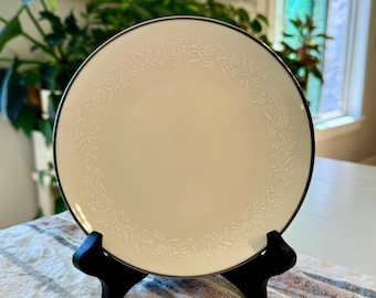 Noritake Fine China - Lorelei (7541) Bread & Dessert Plate | Platinum Trim | 6.5" | 1960s-1970s Vintage