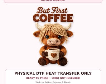 DTF Transfer Films -Ready to press- Press and Peel