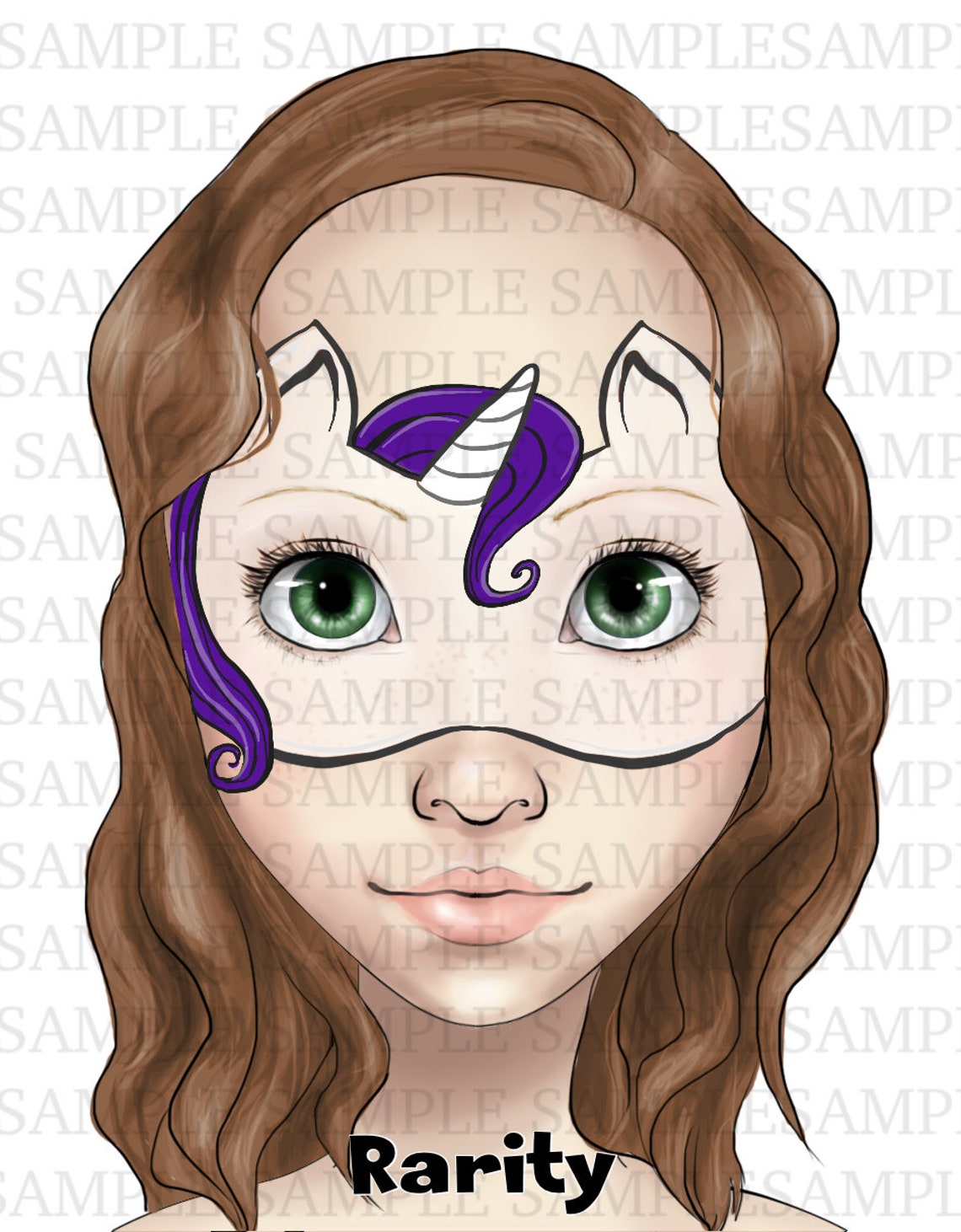 Face Painting My Little Pony Board Face Paint Design Menu - Etsy