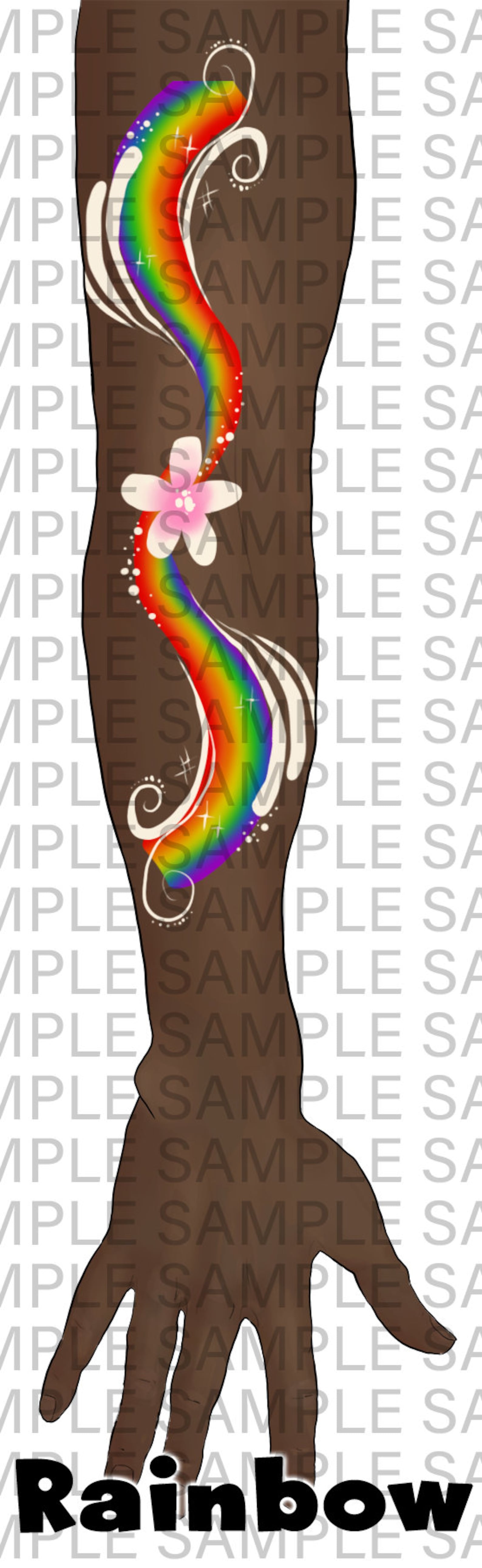 Face paint arm designs Face paint design menu board Designs Etsy