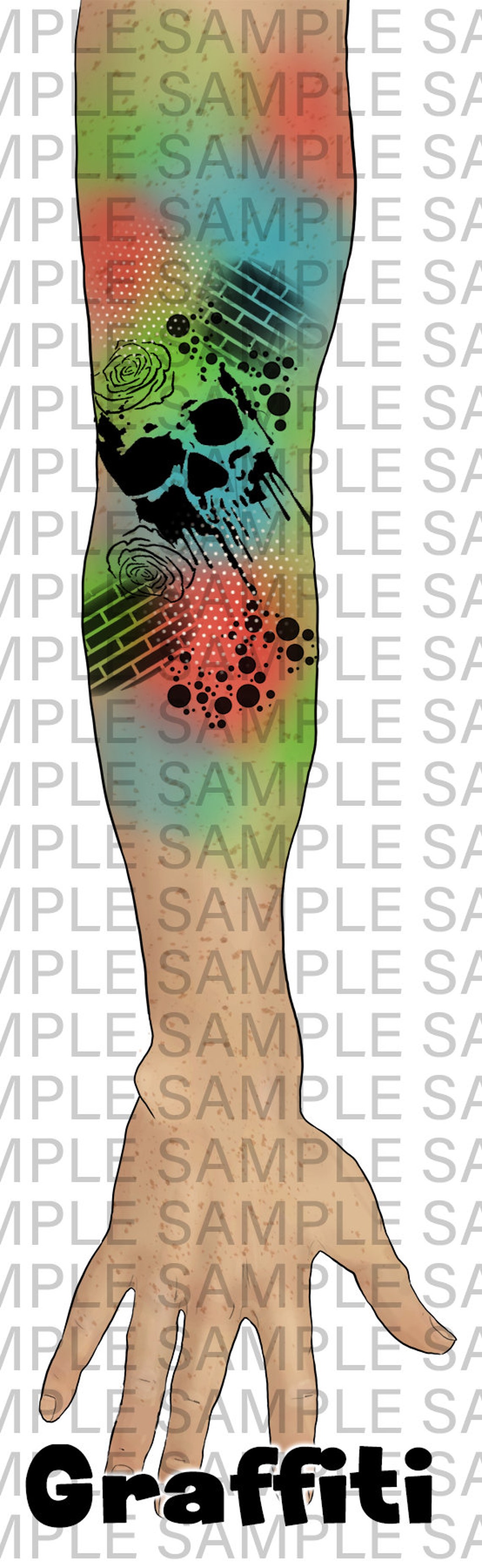 NO AI USED Face Paint Arm Designs, Face Paint Design Menu Board ...