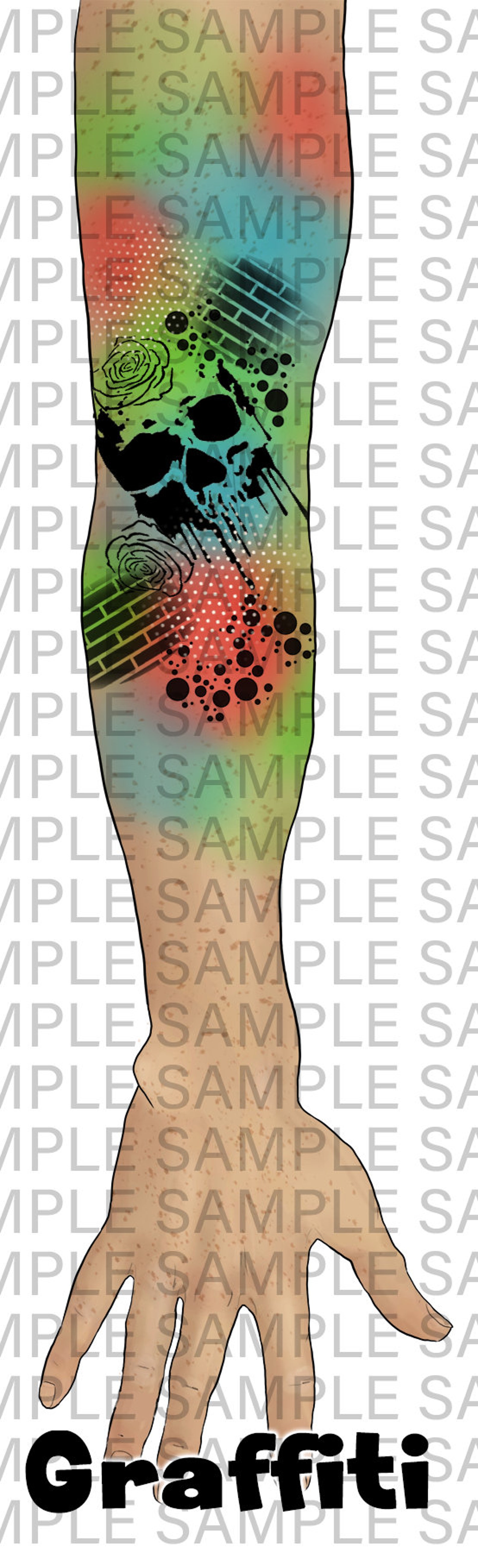 Face paint arm designs Face paint design menu board Designs Etsy