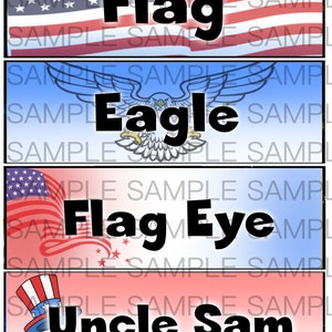 Face Paint 4th of July Patriotic Word board, Face paint menu board, Designs for face painters, digital download word design menu board