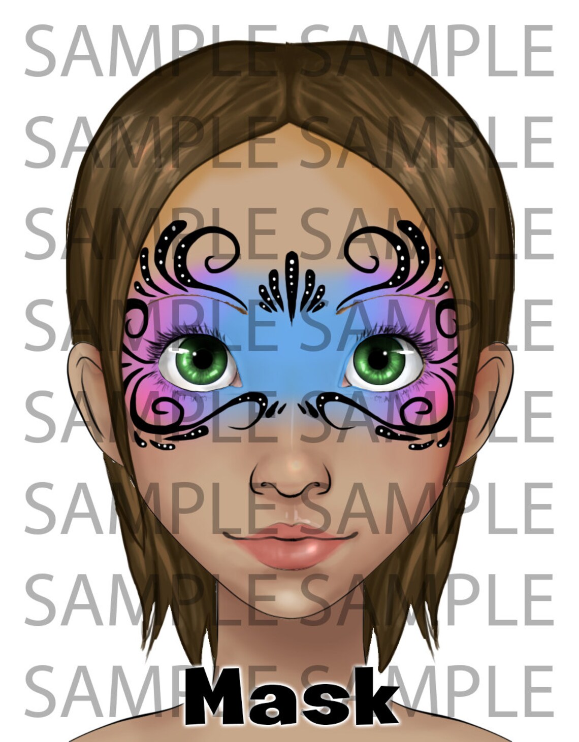 Face Painting Design Board Face Paint Design Menu Board Etsy