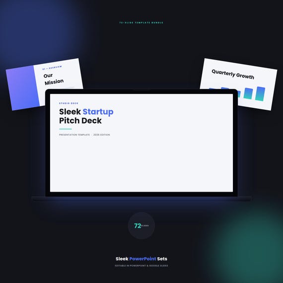 Sleek Minimalist PowerPoint Template Set | Modern Business Presentation Deck for Startups, Pitch Decks & Corporate Slides