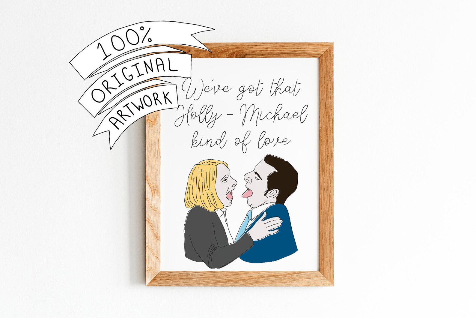Holly and Michael Love Printable Download the Office Etsy