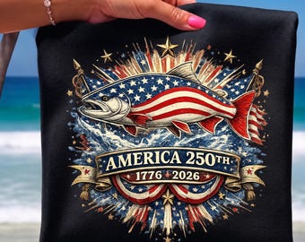 250th Anniversary USA Fishing American Flag 250 Years Fisher Png, Patriotic Angler Gift, America 250 Celebration Graphic Digital Download