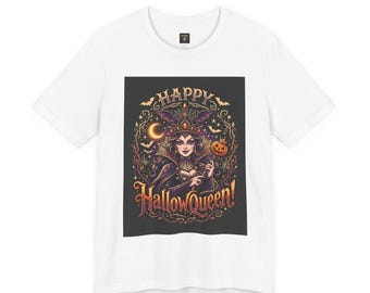 T-shirt Reine Sorcière Joyeux Halloween