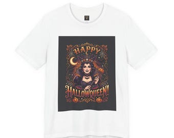 T-shirt graphique sorcière Joyeux Halloween