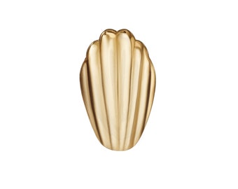 Madeleine Cookie Gold Stud Earrings