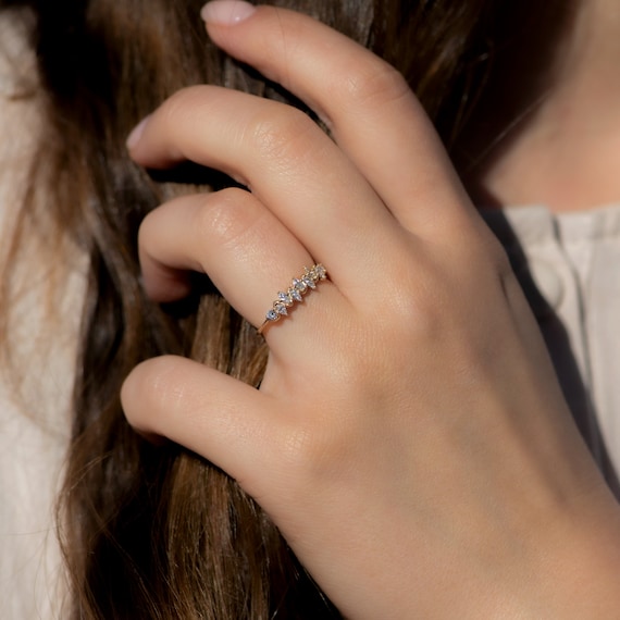 Floating marquise diamond ring cheap