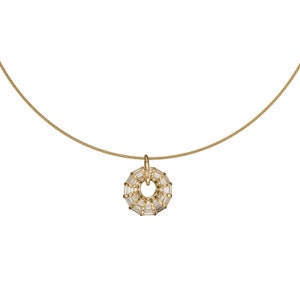 Nimbus Diamond Pendant Necklace in 18K Gold