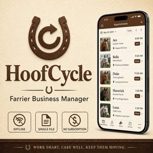 HoofCycle / Responsabile commerciale maniscalco / Cliente offline / Monitoraggio cavalli e appuntamenti