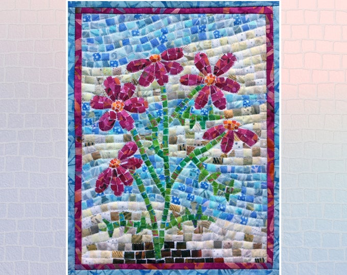 Flower Mini Mosaic Quilt Kit Etsy