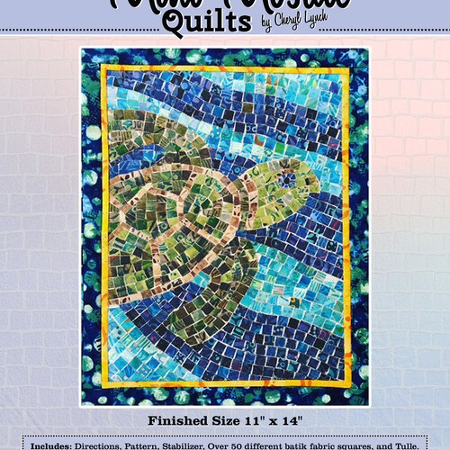 Turtle Encounter Art Quilt Kit - Etsy