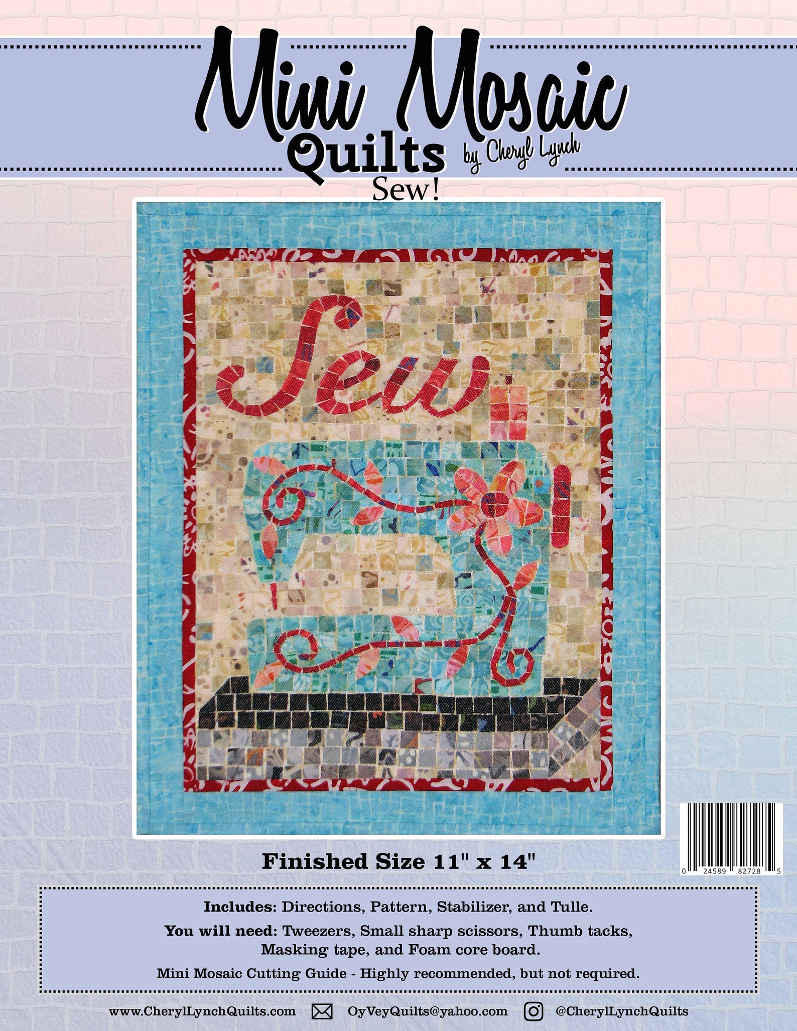 SEW Mini Mosaic Quilt PATTERN Etsy