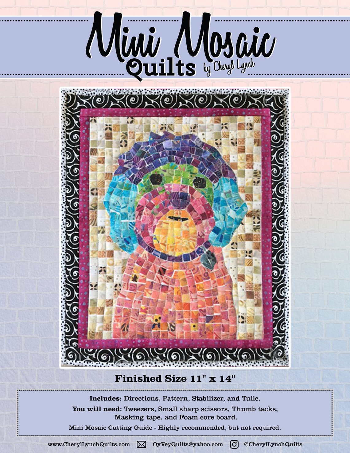 Bailey Mini Mosaic Quilt Pattern Etsy