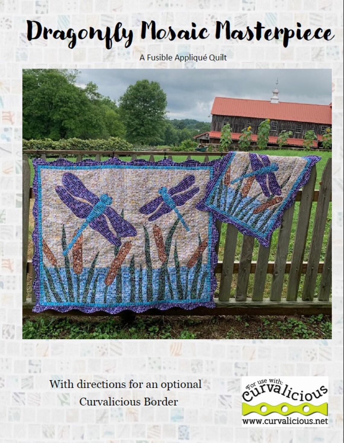 Dragonfly Mosaic Masterpiece Pattern | Etsy