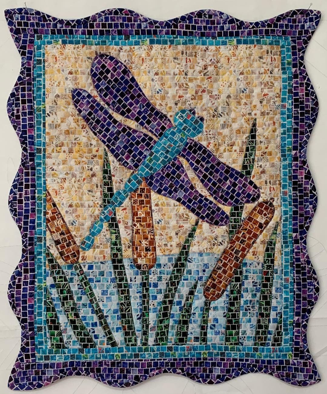 Dragonfly Mosaic Masterpiece Pattern - Etsy