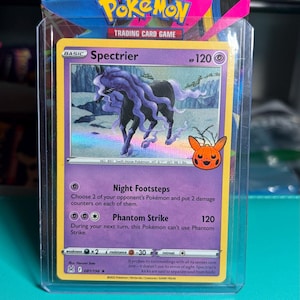 spectrier pokemon card price Pokmon TCG Spectrier Trick or Trade 081/196 holofoil pattern or surface detail) Spectrier 81/196 Price 2026 |