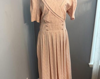 Vintage ︱ Sunshine Starshine ︱Light Pink︱Long Dress︱Women's Size 10︱1980's