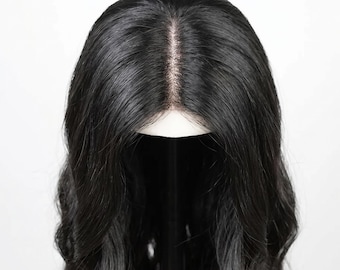 Black Human Hair Wig | Real Natural Hair Wigs Soft Smooth  Women Hairstyle