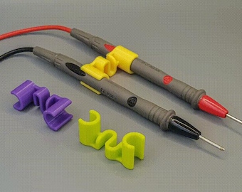 Multimeter Sonden-Hilfsclip | Hands-Free-Messfühlerhalter | Elektriker Werkzeug Zubehör | DIY-Elektronik-Messstand (10 Stk.)