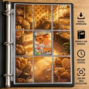 Pokemon Extended Binder Art | Dachsbun ex SIR | Full Art for 9-Pocket Binder | Stellar Crown | Printable Digital Download