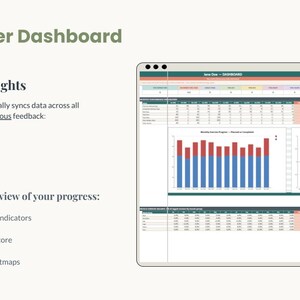Ultimate Fitness Tracker Google Sheets | Workout Log, Weight Loss Tracker Spreadsheet, Gym Diary, Custom Exercise Planner, Cardio Dashboard image 8