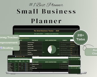 All-In-One Business Tracker Spreadsheet | Profit and Loss Template, Inventory Log, Client Order Organizer Google Sheets 2026