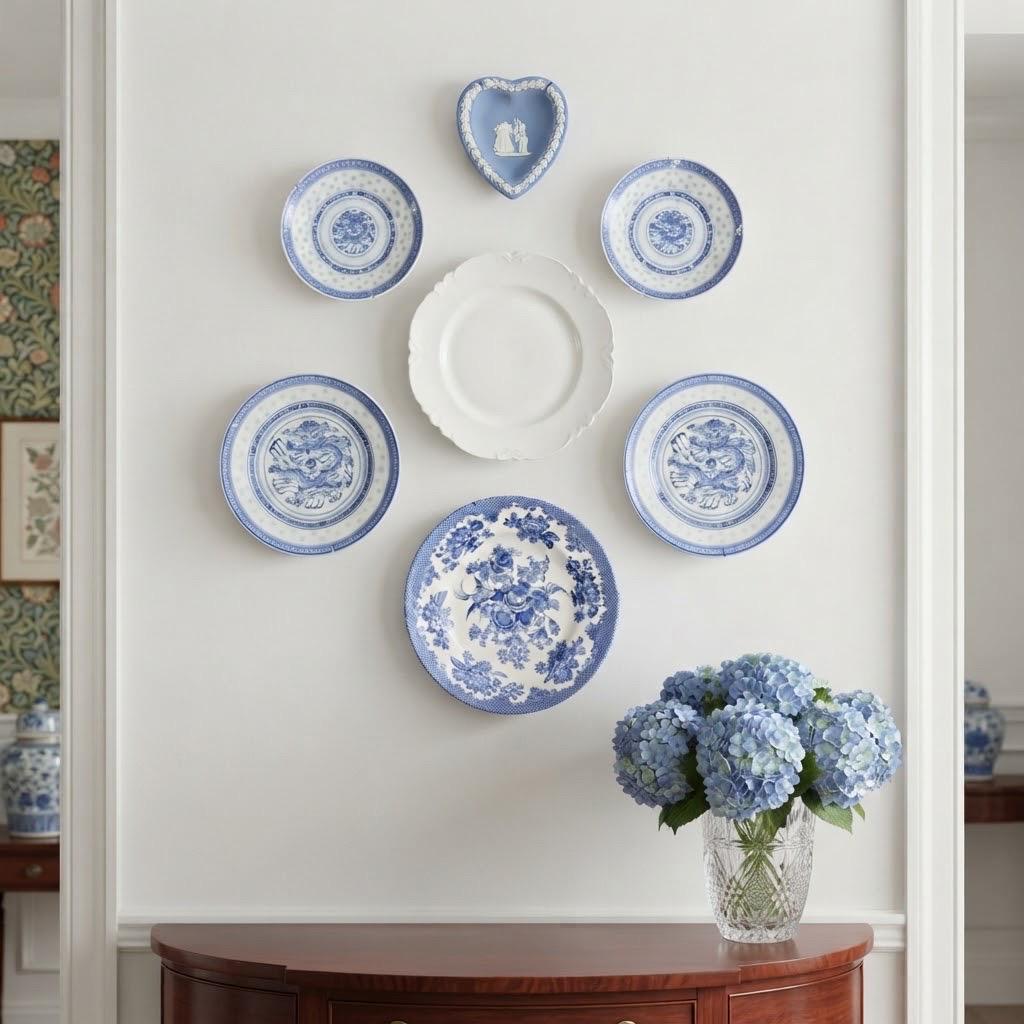 フレンチスタイル 壁掛け プレート French Plates to Hang - Etsy
