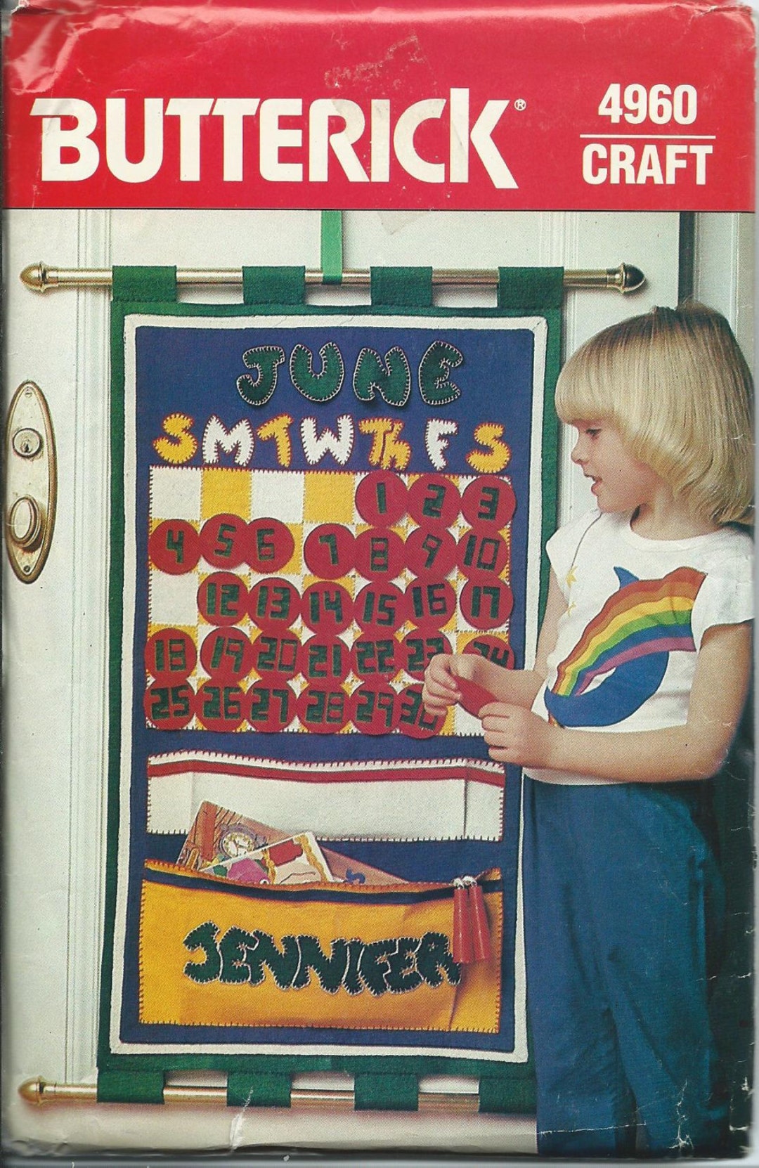 Perpetual Calendar Sewing Pattern Butterick 4960 UNCUT Etsy