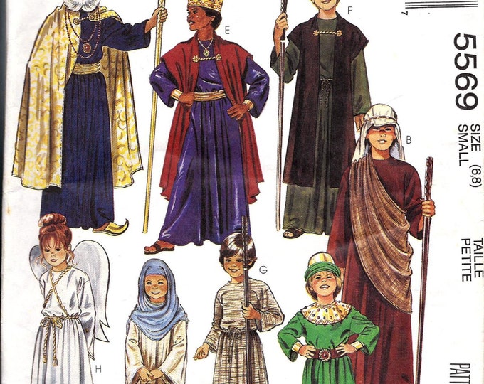 Children's Christmas Nativity Costume Pattern Etsy