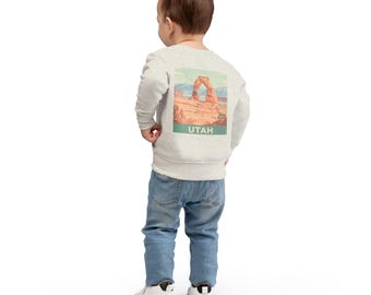 Moab Utah Kleinkind Pullover | Arches Nationalpark Kinder Rundhalsausschnitt | Utah Wüste Pullover |