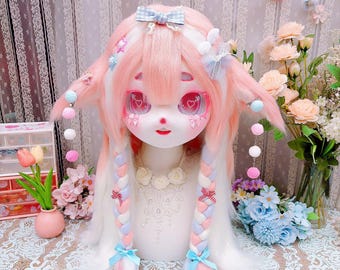 Kig Fursuit Head，Handmade 3D Printed Furry Mask，Custom for Cosplay Anime Conventions