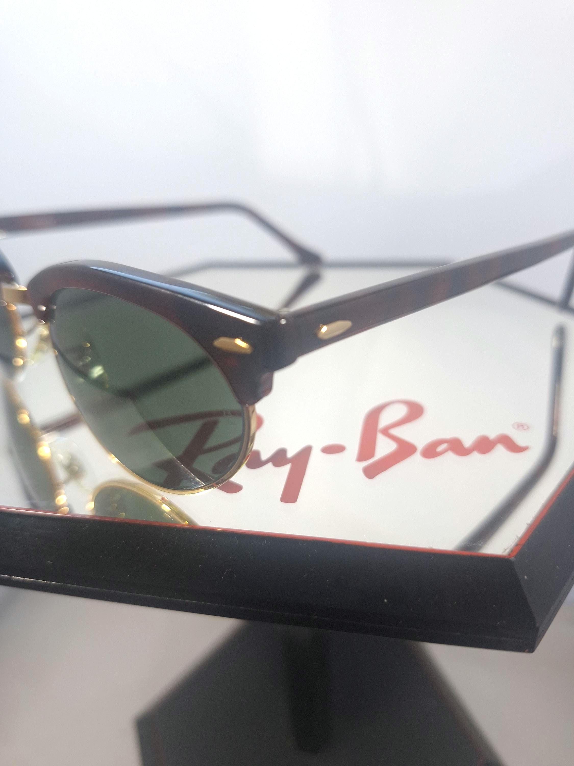 Vintage Ray-ban B&L W1264 Clubmaster Oval Tortoise Sunglasses