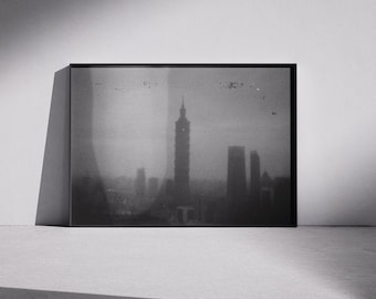 Zwart-witfotografie | Minimaal | Filmische muurdecoratie | Directe digitale download | Woondecoratie